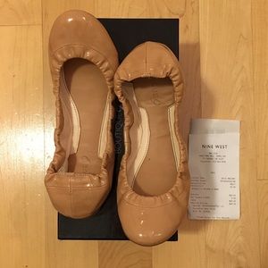 Nine West boutique nude flats