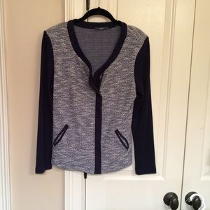 EUC Size L Tart jacket,navy/white, lightweight