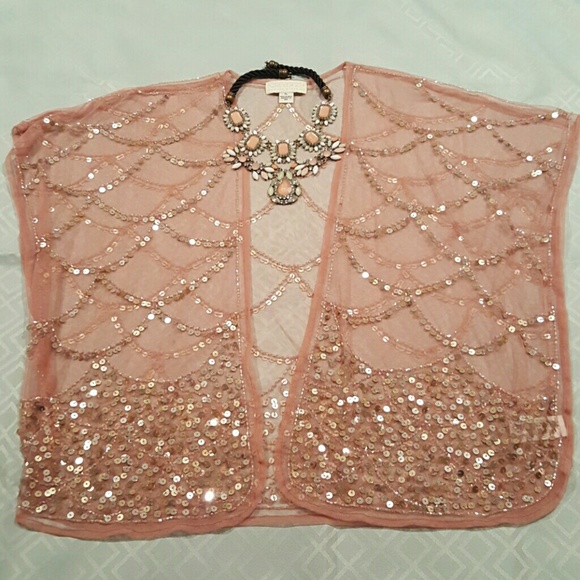 Sequin kimono