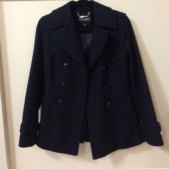 Women's Navy Peacoat