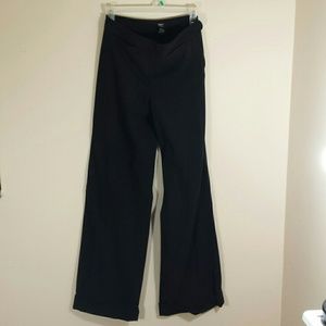 Black Wide Leg Palazzo Trousers