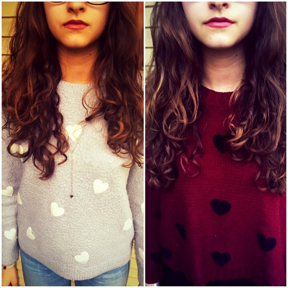 ❤️💕Two Heart Sweaters!💕❤️