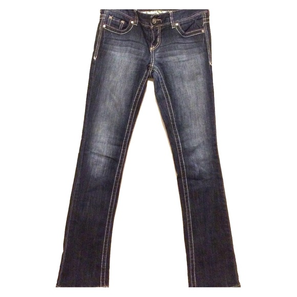 Maurices 1/2 Regular Straight Leg Dark Wash Jeans