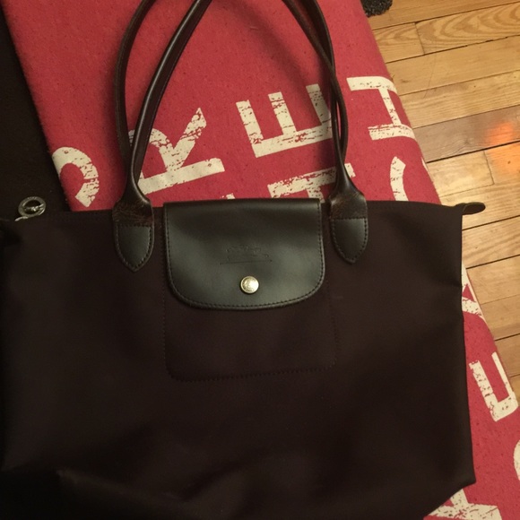Small brown longchamp