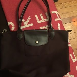 Small brown longchamp