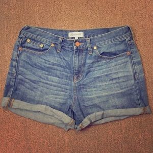 Madewell "Boyfriend" Cut-Offs