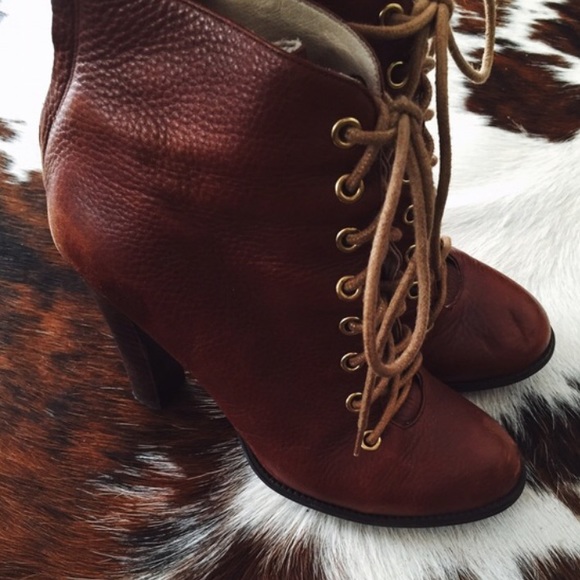 Vintage Jeffrey Campbell boots cognac leather - Picture 2 of 4