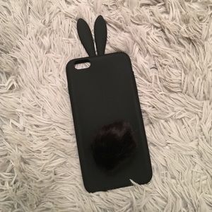 Bunny I Phone 6 Plus Cases (blue) (black)