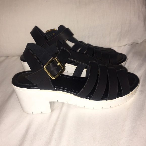 Nasty gal 90's platforms sandals