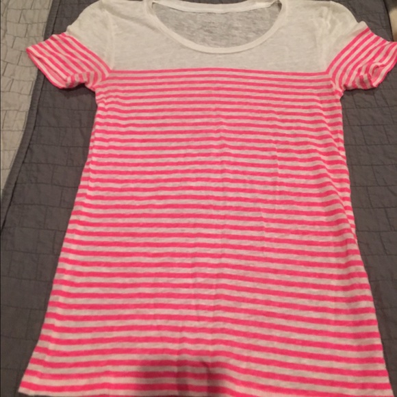 J. Crew Linen Stripe Tee