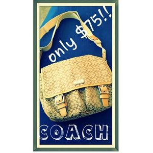 COACH Messenger Bag FLASH SALE!!