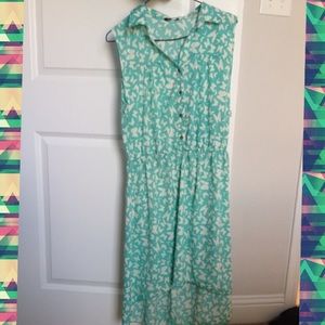 Butterfly print dress