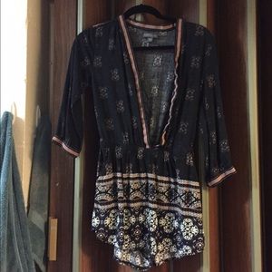 Kendall and Kylie 3/4 length sleeved romper