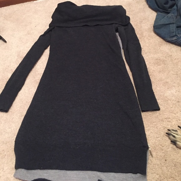 Cynthia Rowley sweater dress with zippers