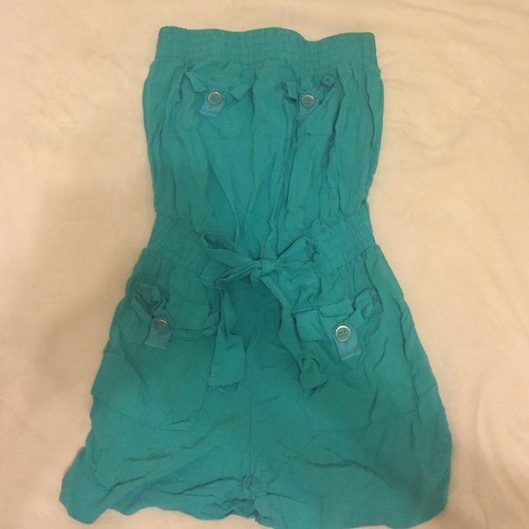 Teal Romper Perfect for Summer !