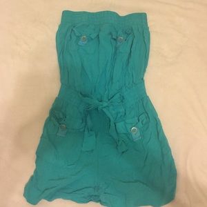 Teal Romper Perfect for Summer !