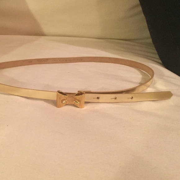 Kate spade gold belt