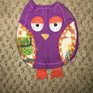 boutique owl coin purse