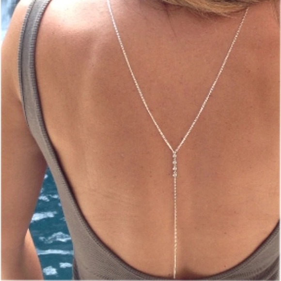 NWT Triple Rhinestone Bodychain - Picture 2 of 4