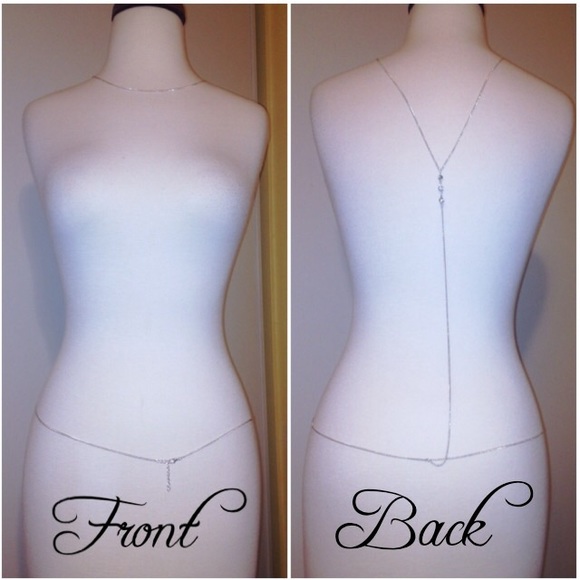 NWT Triple Rhinestone Bodychain - Picture 4 of 4