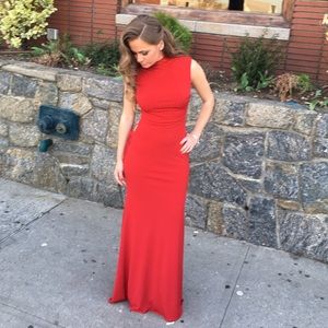 Red Jovani dress
