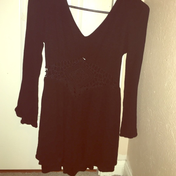 Black lace romper
