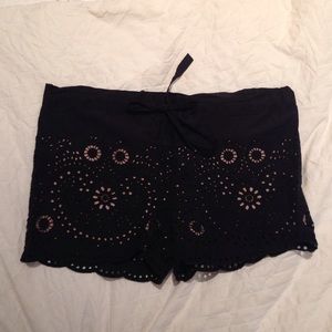 BCBG Women's Eyelet Shorts