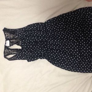 Navy heart dress
