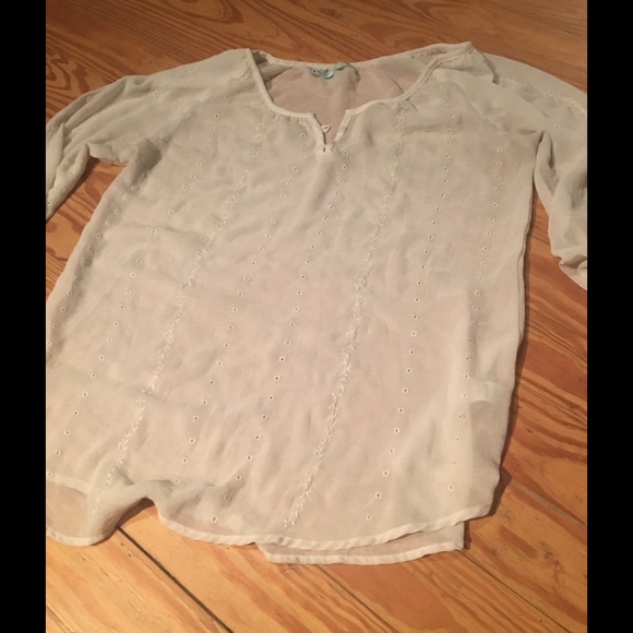 Beautiful blouse sheer