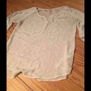 Beautiful blouse sheer