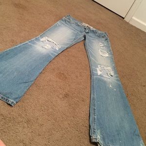 Distressed Hollister jeans!