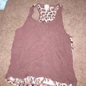 Leopard tank top