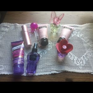 Lot of lotions and perfumes