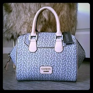 GUESS | LUX Leadership Grey Matte Coated Handbag