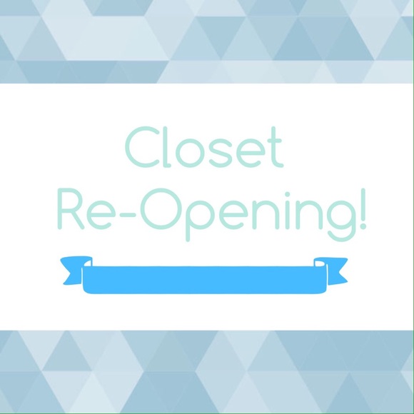 Closet Re-Launch!