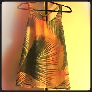 Old Navy Tropical Razorback Tank
