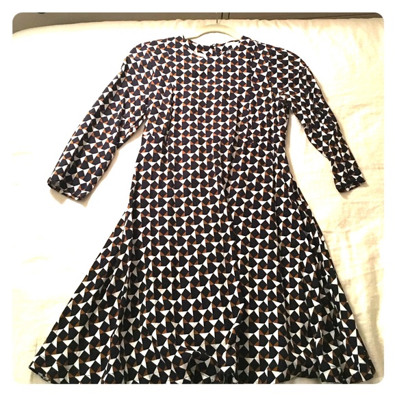 H&M mod printed shift dress