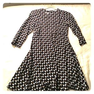 H&M mod printed shift dress