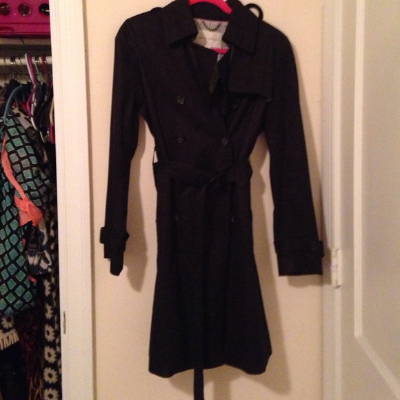 Banana Republic black trench coat