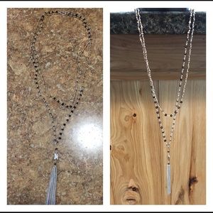 Stella and dot tassel necklace