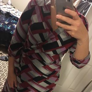 True wrap dress! Cute for work or night out!!