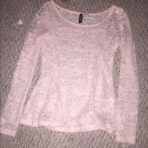 Lacey pink top