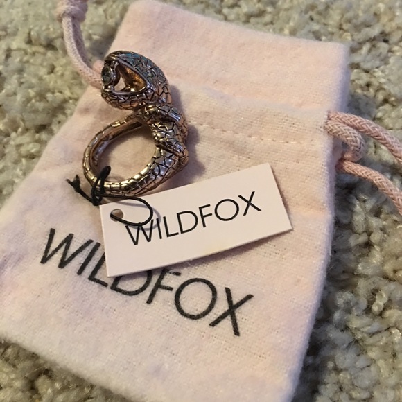 Wildfox Rose Gold Snake Ring 💍🐍✨