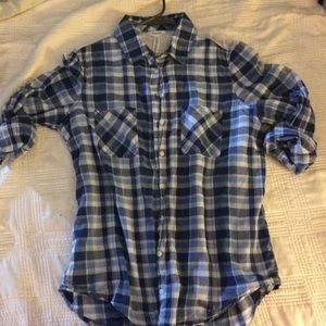 Plaid blouse