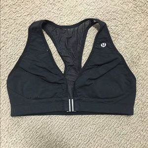 Lululemon black sports bra