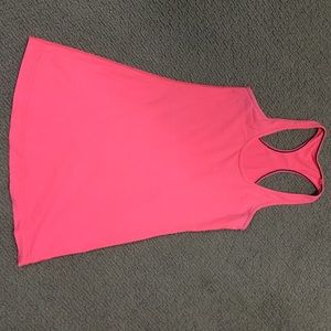 Lululemon razor back tank neon orange