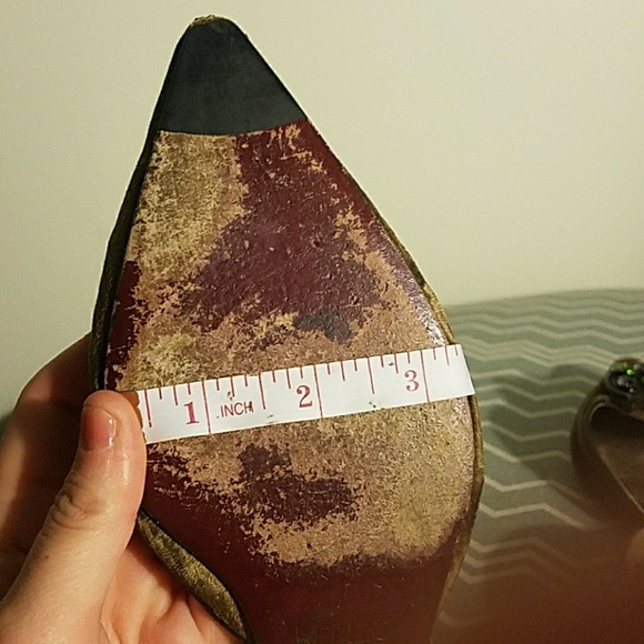 Kenzo jeweled olive velvet kitten heel slingbacks - Picture 7 of 8