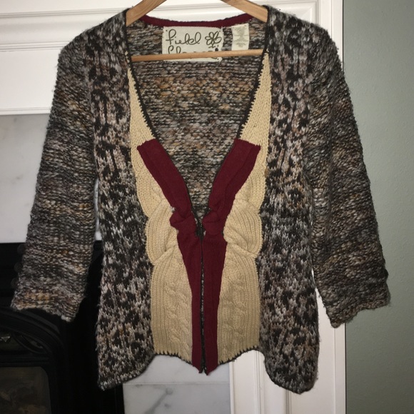 Lovely Anthro Web & Loom Cardi - Picture 1 of 4