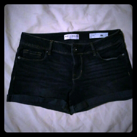 Denim Roll Up Shorts
