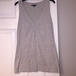Grey Express v-neck tank top